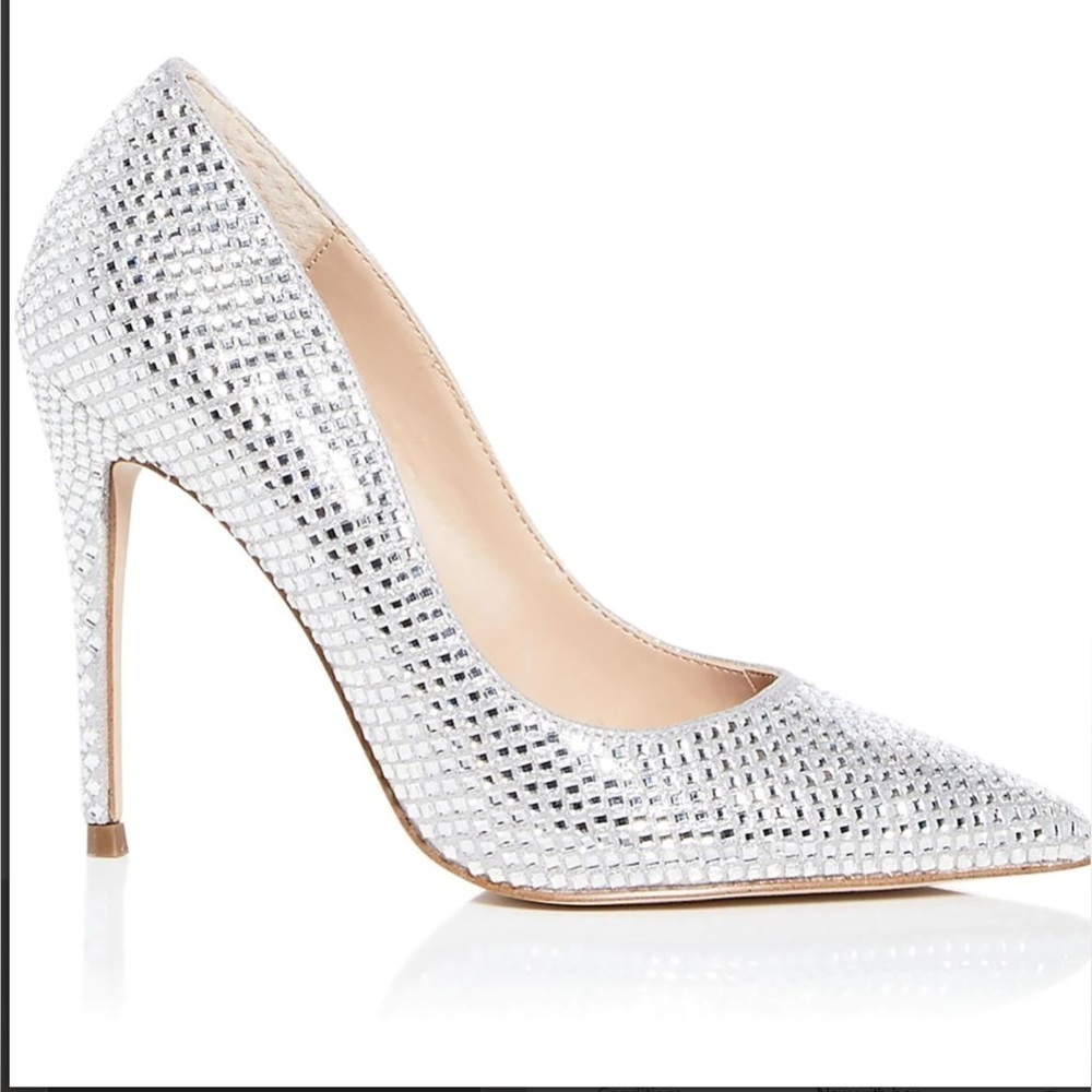 Aqua Womens Britr Embellished Pointed Toe Pumps